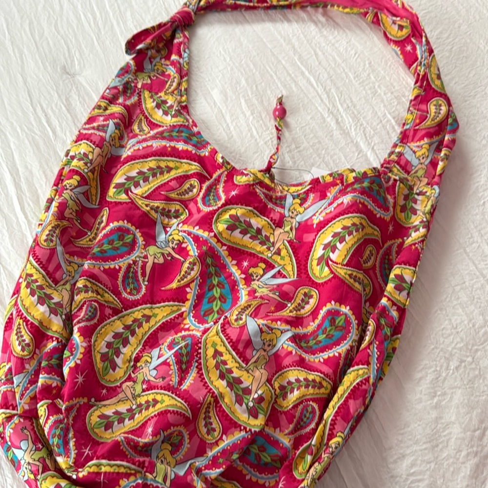 Disney Paisley Crossbody Bag - Pink and Yellow